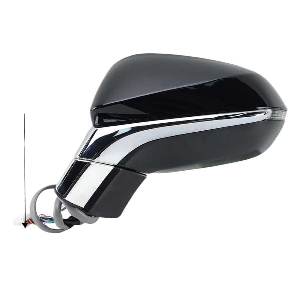 Glossy Black 15-Pin Side Mirror for Lexus NX 2015–2021