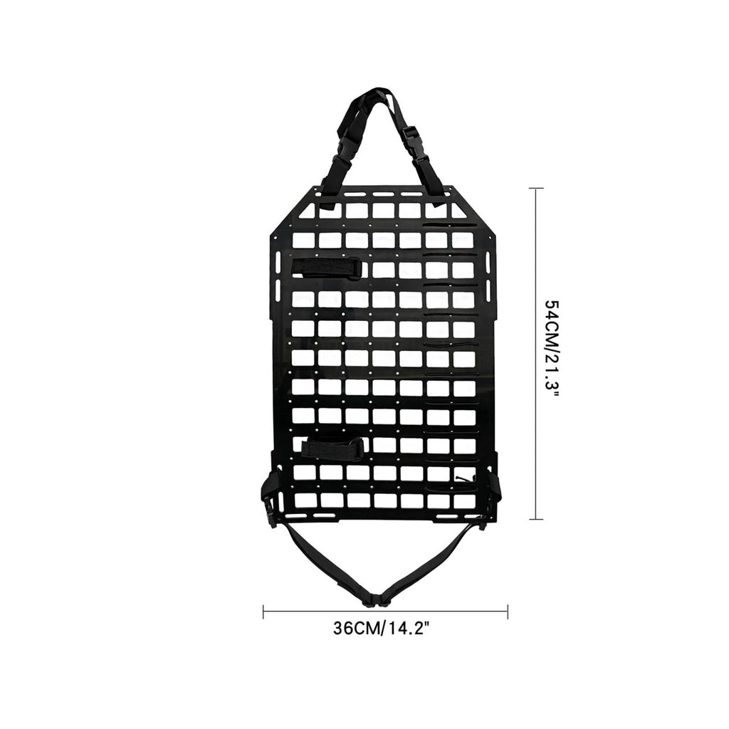 Tactical MOLLE Car Headrest & Seatback Organizer Panel