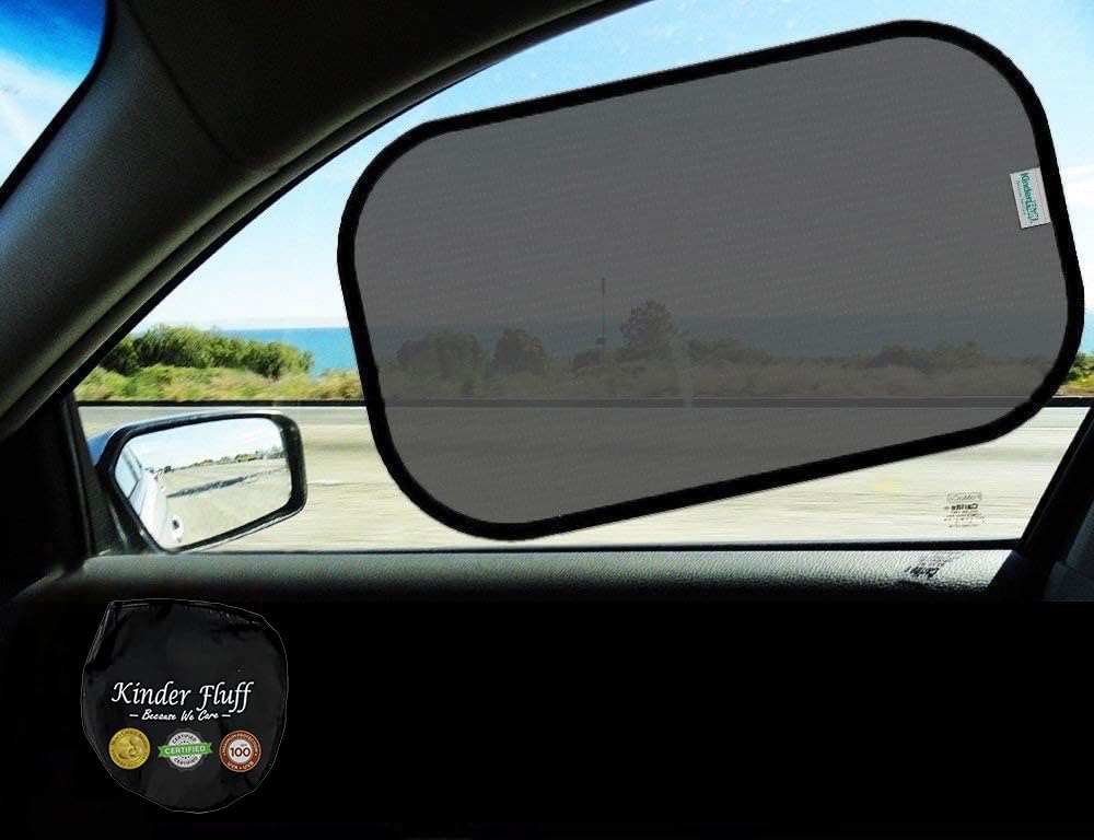 4-Pack UV Protection Car Side Window Sun Shades 20" x 12"