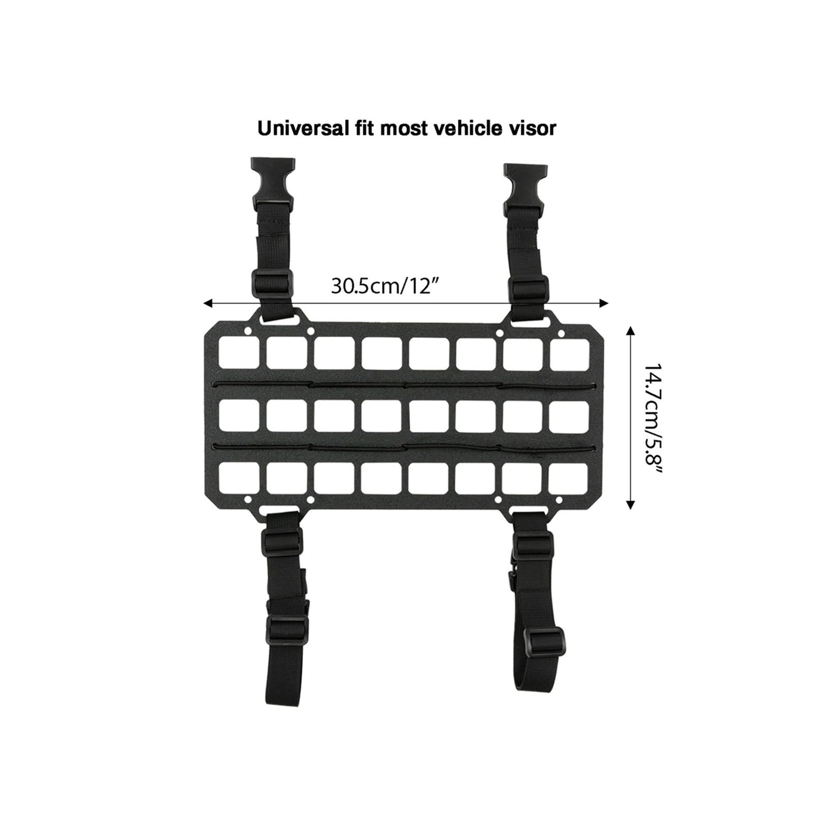 Tactical MOLLE Car Headrest & Seatback Organizer Panel