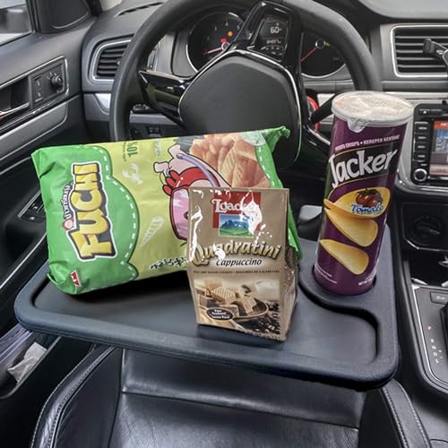 Portable Steering Wheel Desk for Laptop, Food & Work