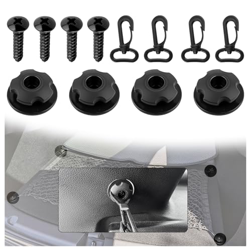 8-Piece Elastic Cargo Net Hook Kit for SUVs & Cars