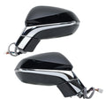 Glossy Black 15-Pin Side Mirror for Lexus NX 2015–2021