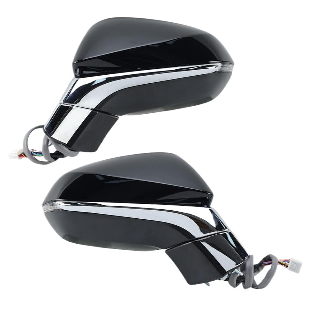 Glossy Black 15-Pin Side Mirror for Lexus NX 2015–2021