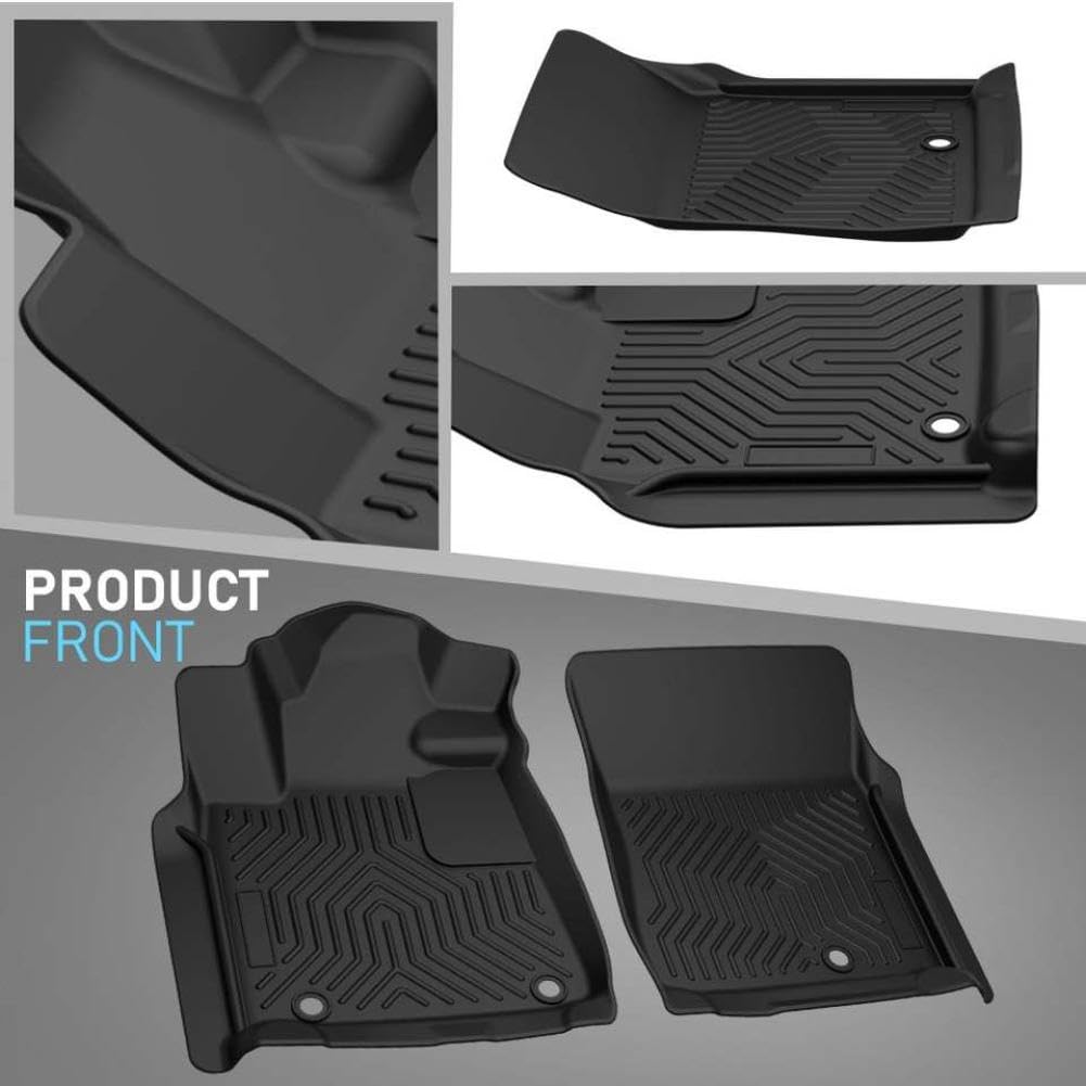 3-Piece TPE Floor Mats for Toyota Tundra 2007–2011