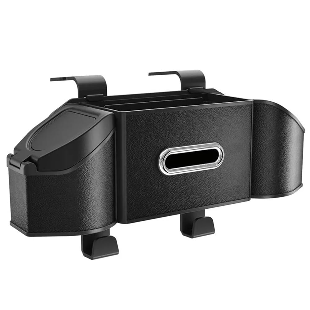 Multifunctional Seatback Organizer with Tissue & Cup Holders