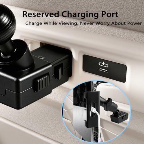 2-Pack BMW Metal Headrest Tablet Holders & Console Tray