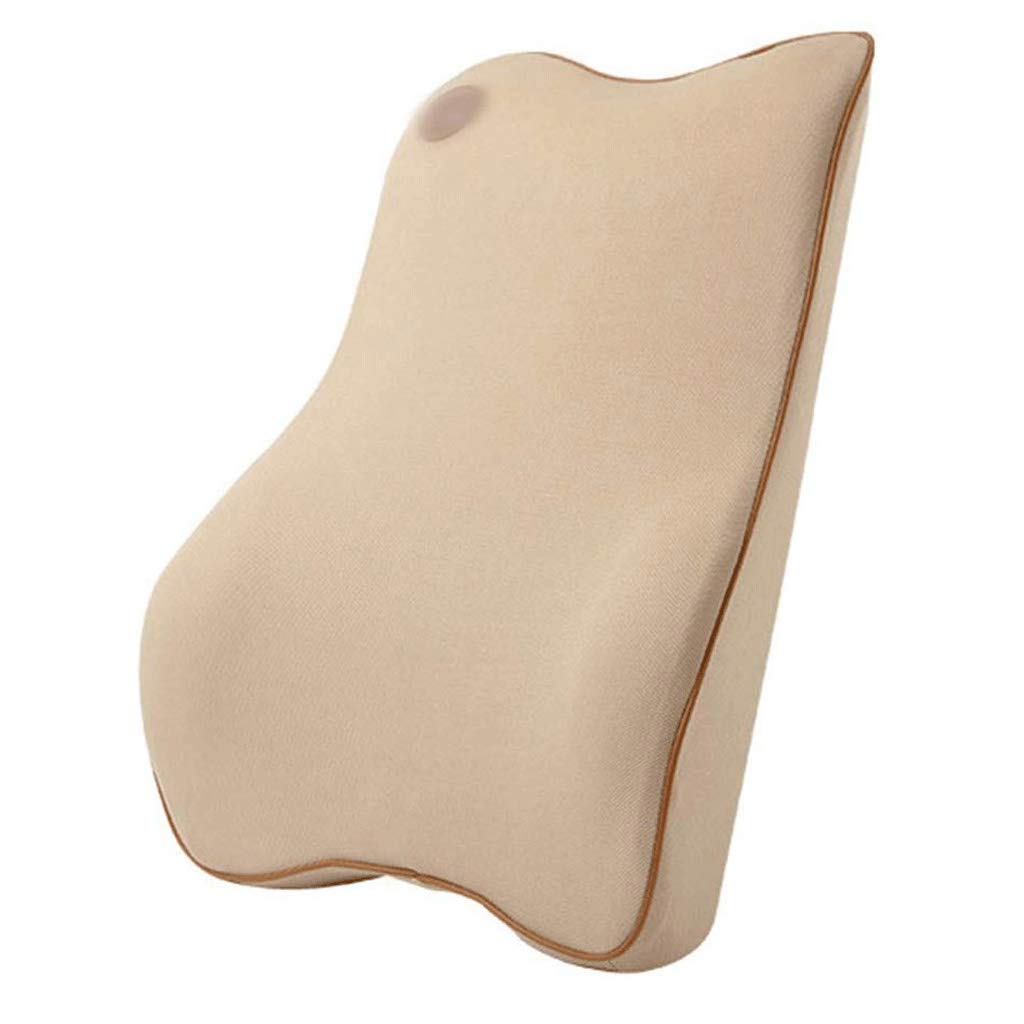 Ergonomic Memory Foam Lumbar Support Pillow for Car Seats