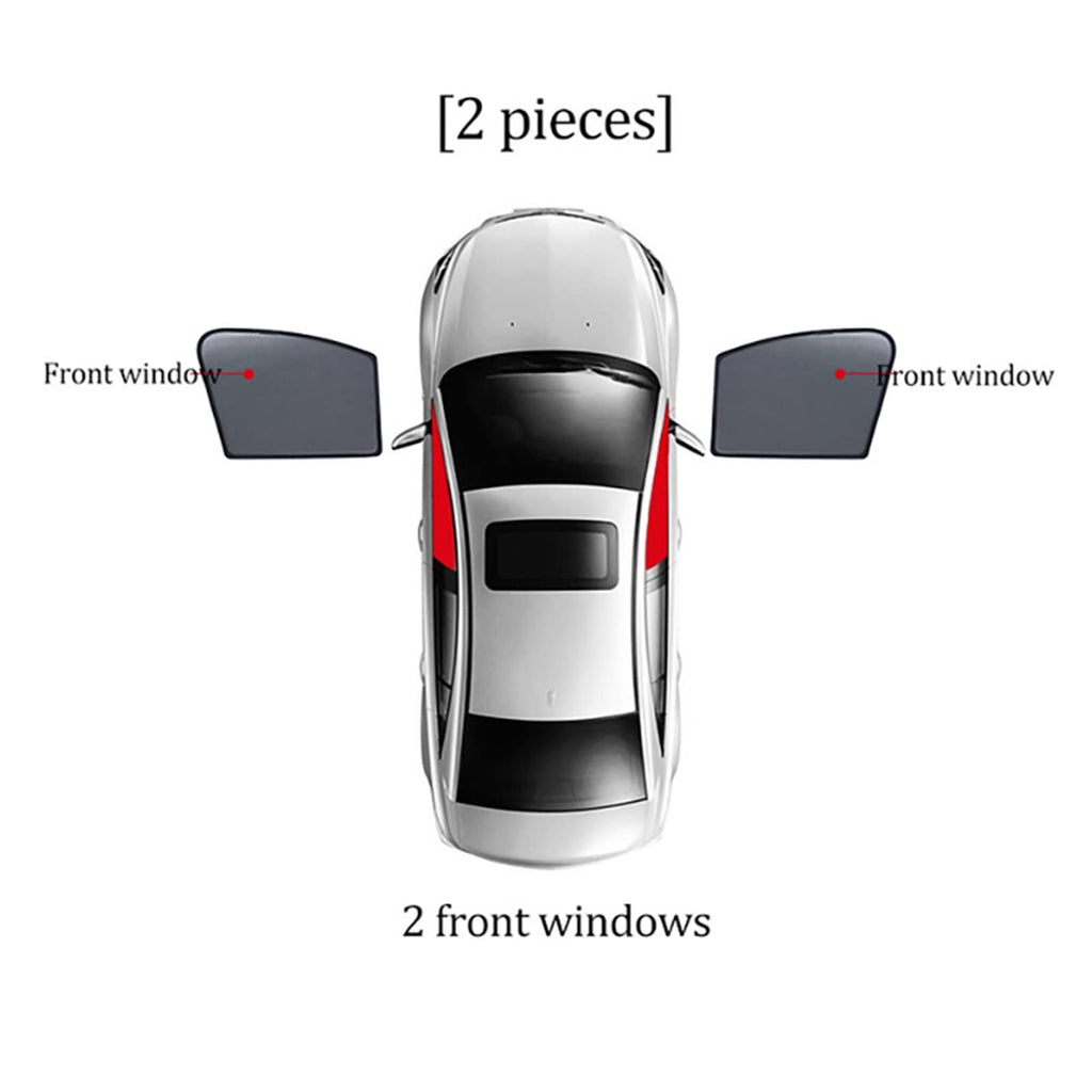 Magnetic Window Sun Shade Set for Lexus ES 2019–2023
