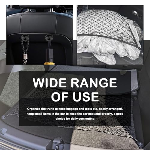 8-Piece Elastic Cargo Net Hook Kit for SUVs & Cars