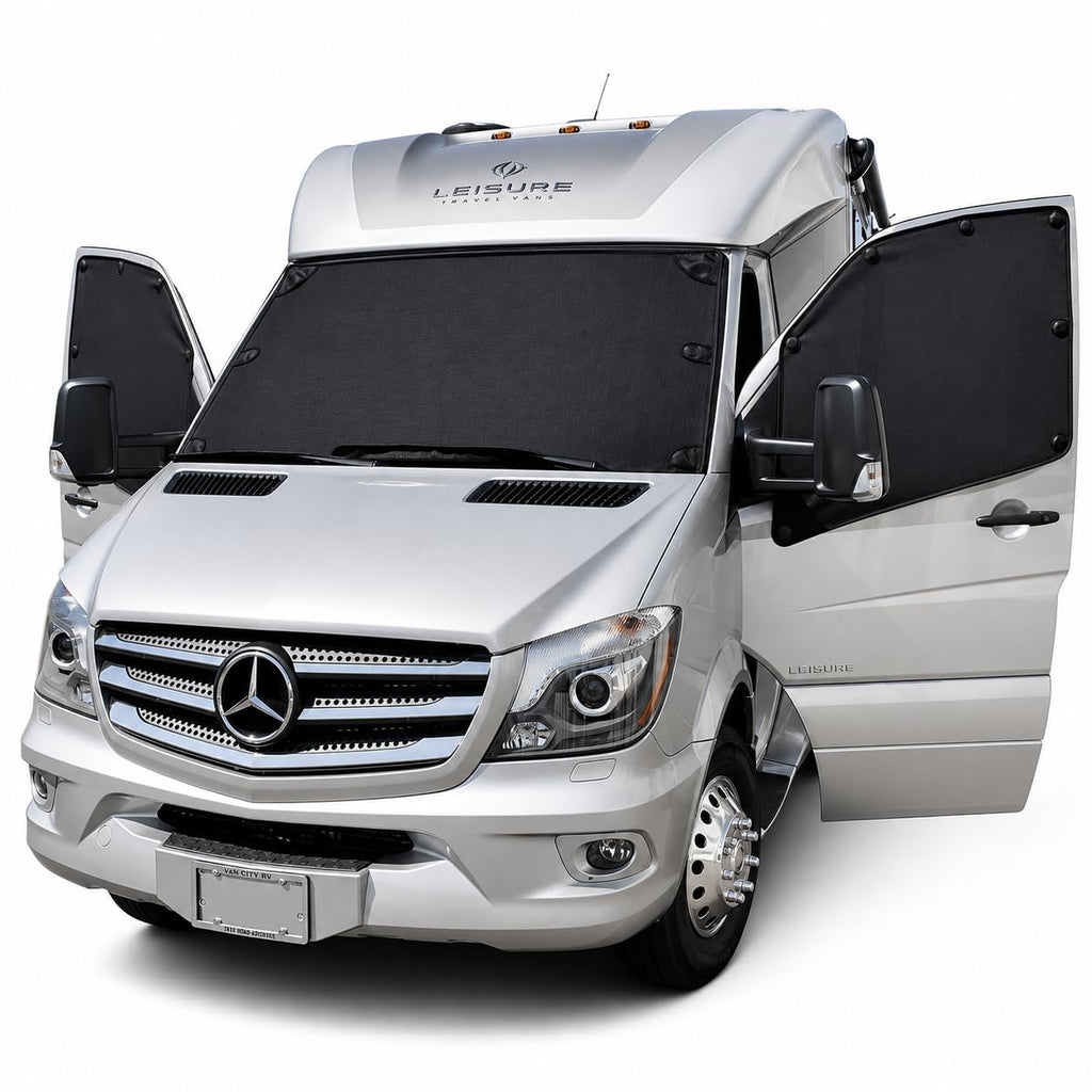 Magnetic RV Windshield Sun Shade for Heat Reduction