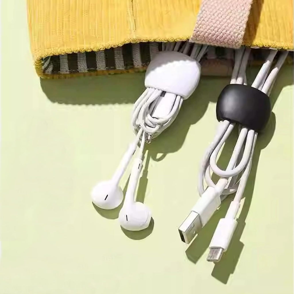 Multi-Pack Charging Cable Organizer Clips for Car & Travel
