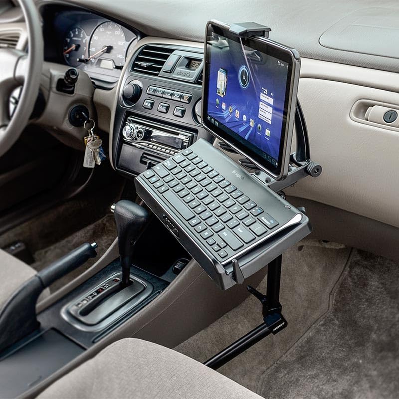 Professional Car Tablet & Keyboard Tray Mount for iPad and Samsung