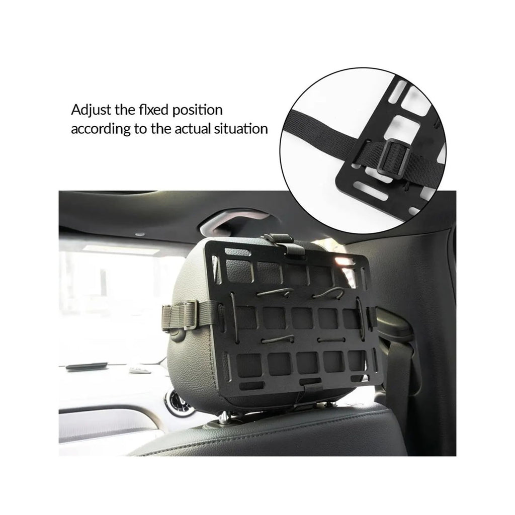 Tactical MOLLE Car Headrest & Seatback Organizer Panel