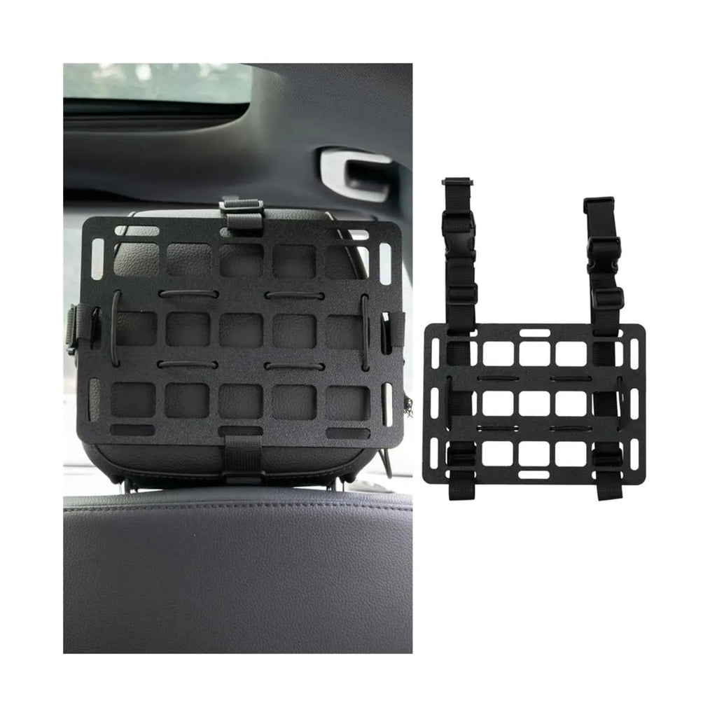 Tactical MOLLE Car Headrest & Seatback Organizer Panel