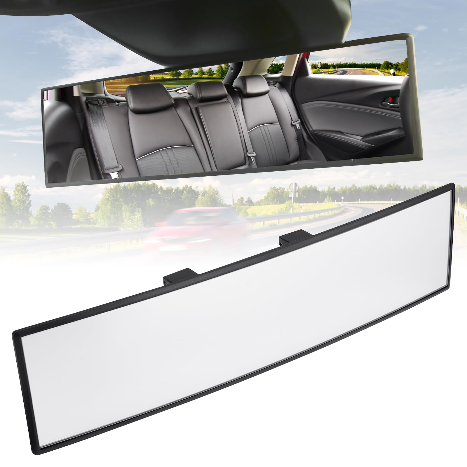 Wide-Angle Car Rearview Mirror for Enhanced Driving View