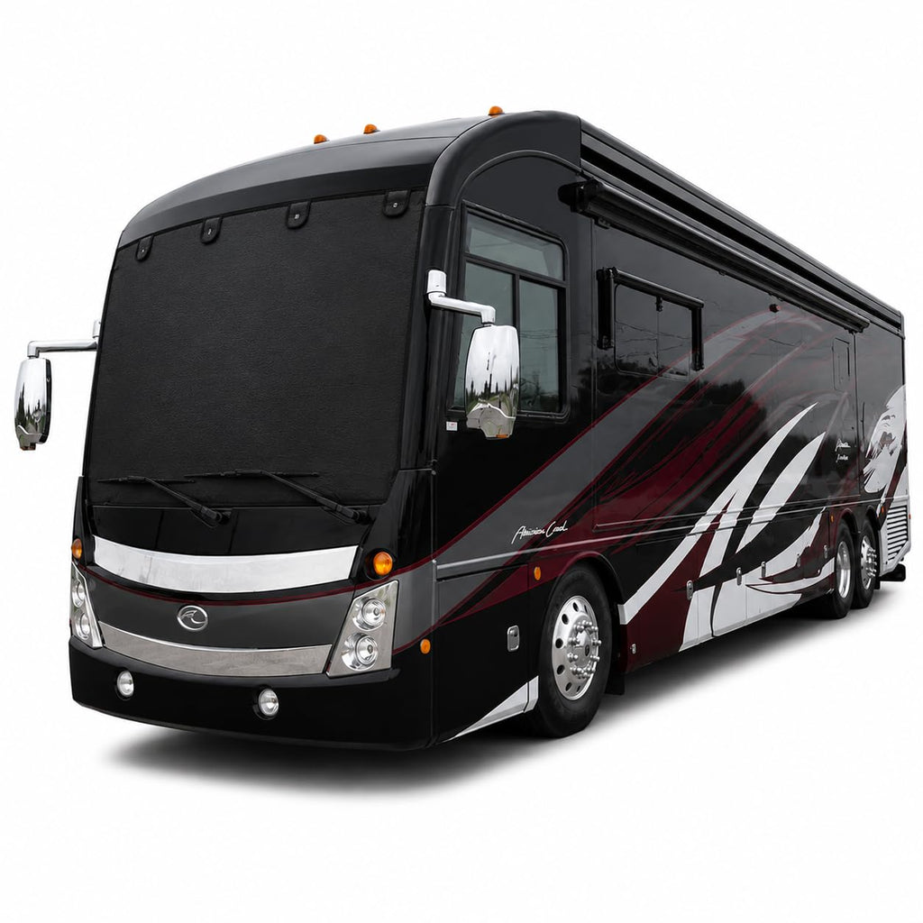 Magnetic RV Windshield Sun Shade for Heat Reduction