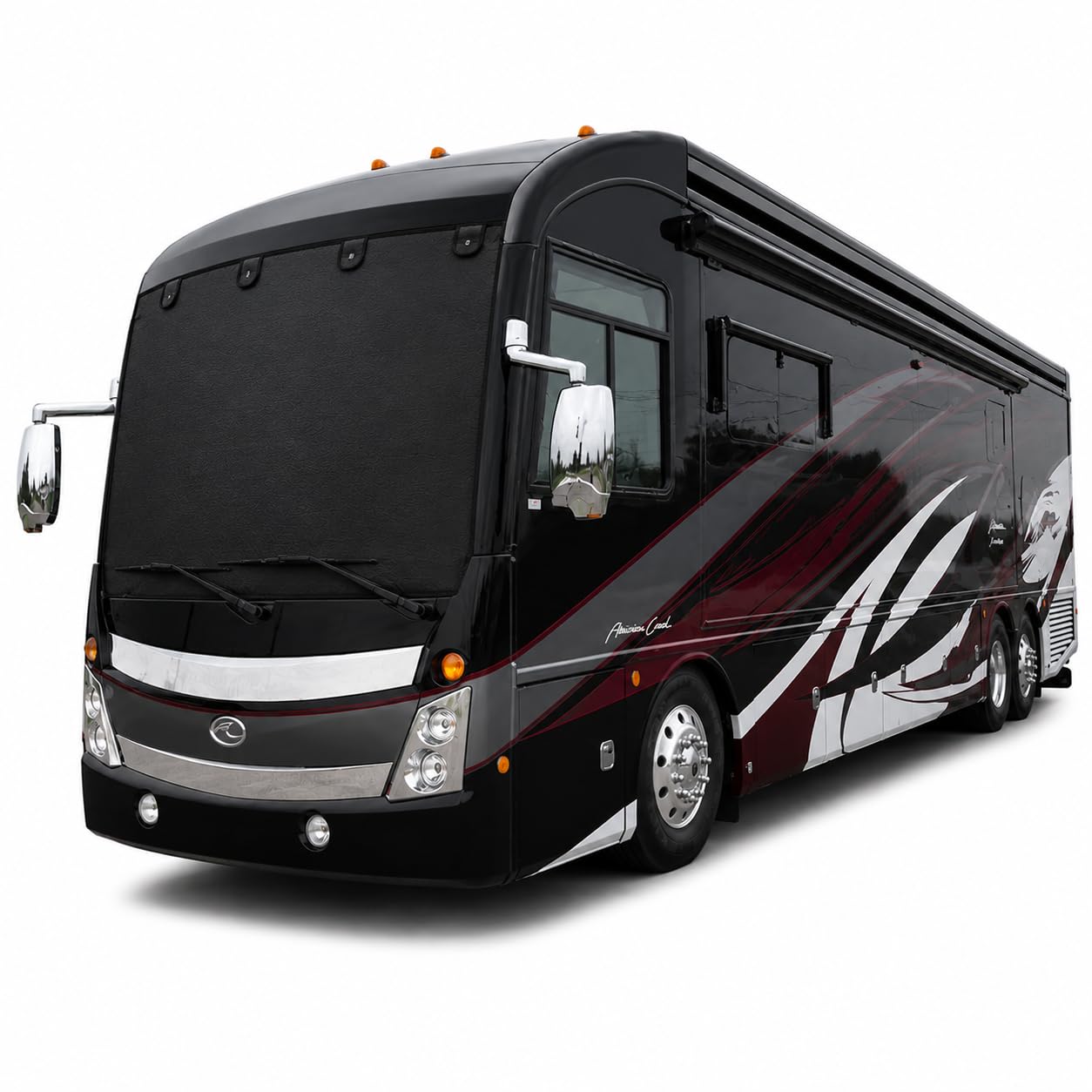 Magnetic RV Windshield Sun Shade for Heat Reduction
