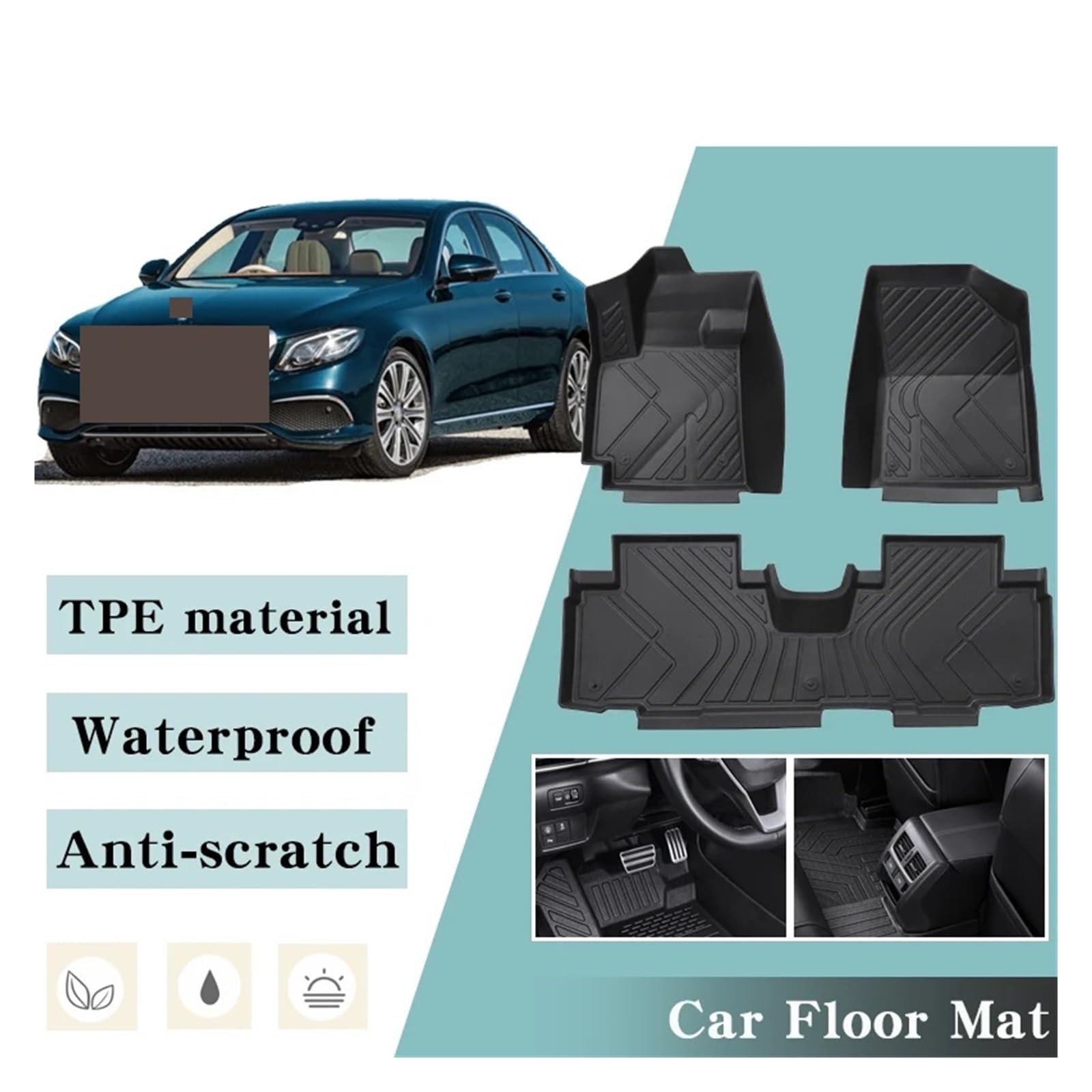 Custom Floor Mats for Mercedes-Benz E-Class W213 2017–2023