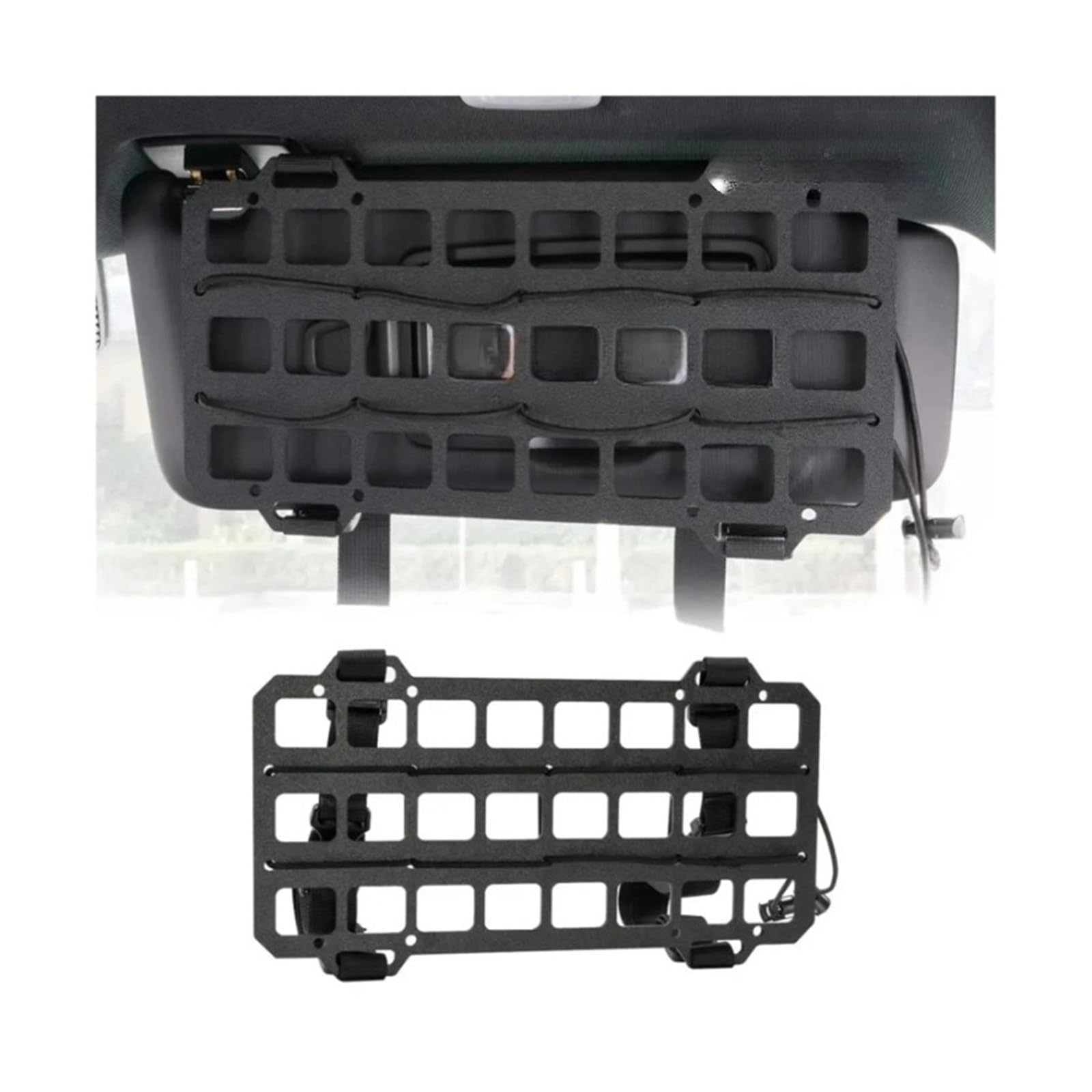 Tactical MOLLE Car Headrest & Seatback Organizer Panel