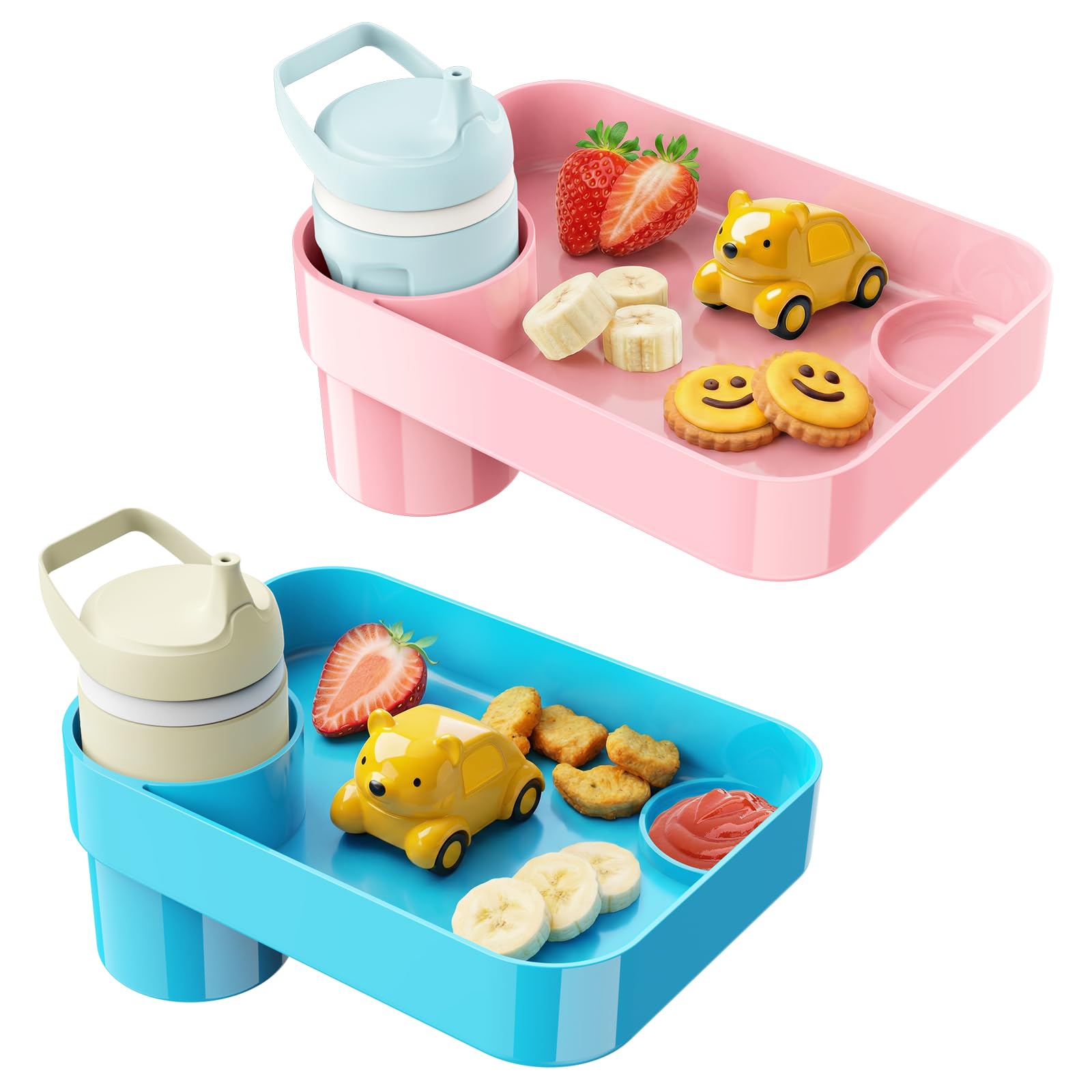Universal Toddler Car Seat Snack Tray for Road Trips