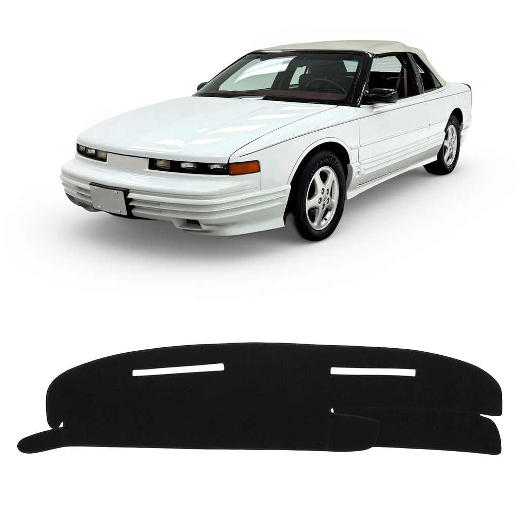 Gray & Black Non-Slip Dashboard Cover for Left-Hand Drive