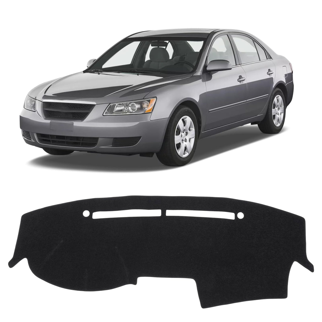 Gray & Black Non-Slip Dashboard Cover for Left-Hand Drive