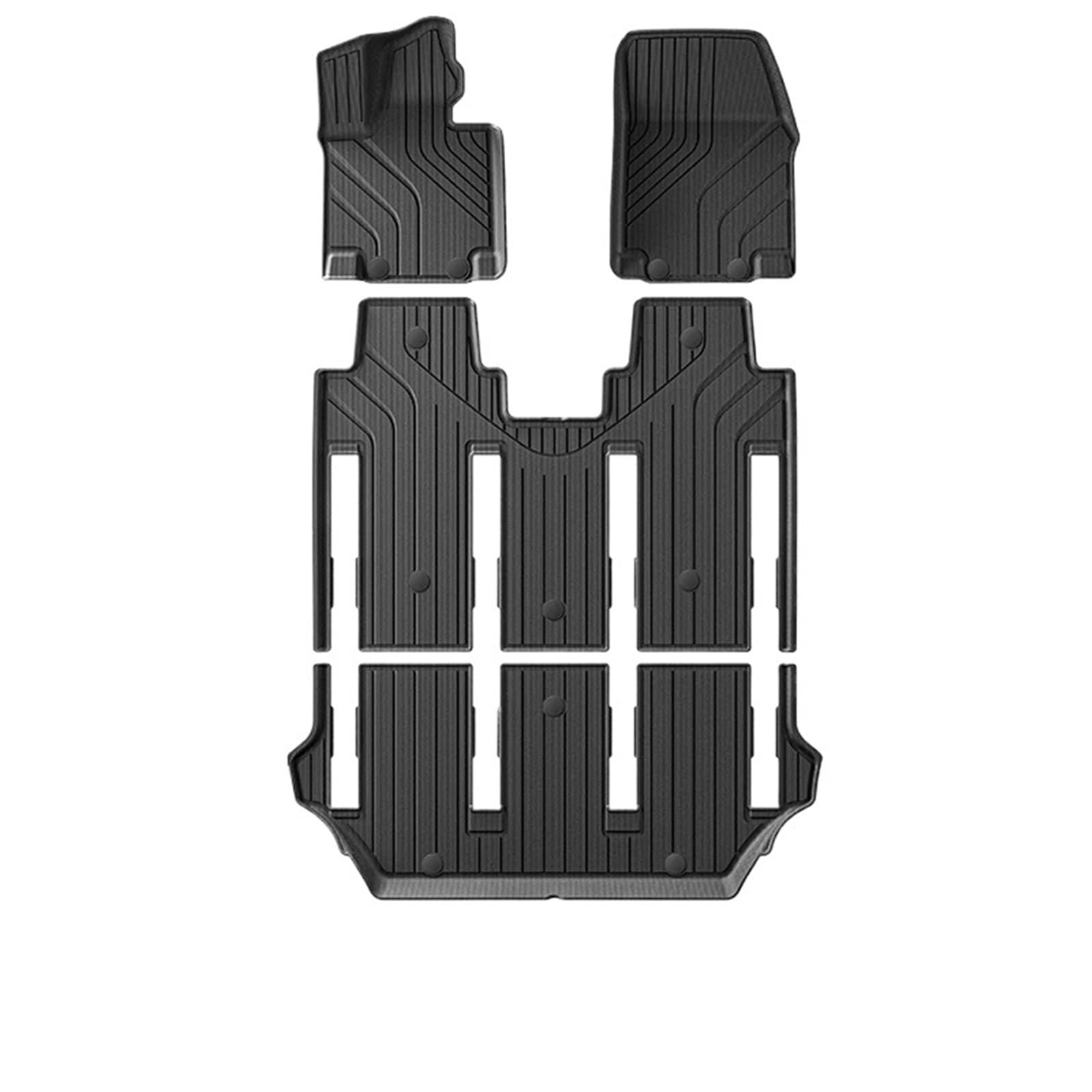 Black TPE Waterproof Floor Mats for Lixiang MEGA 2024