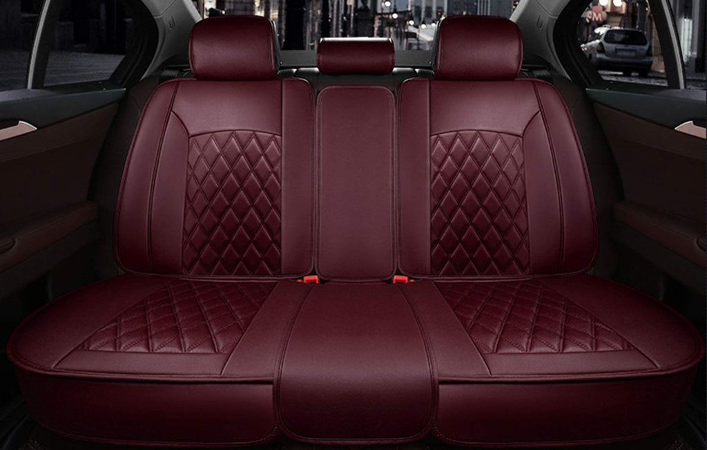 Universal 5-Seat Waterproof PU Leather Car Seat Covers