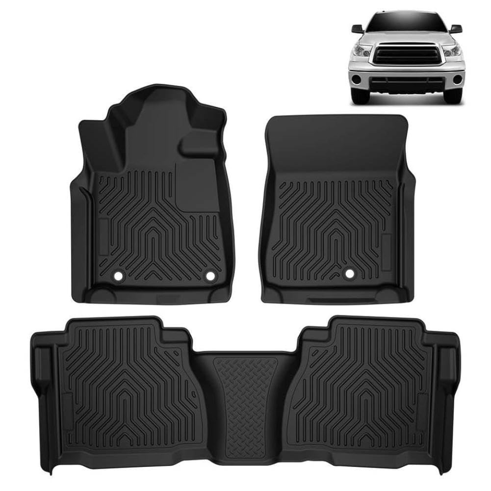 3-Piece TPE Floor Mats for Toyota Tundra 2007–2011