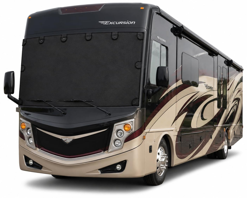 Magnetic RV Windshield Sun Shade for Heat Reduction