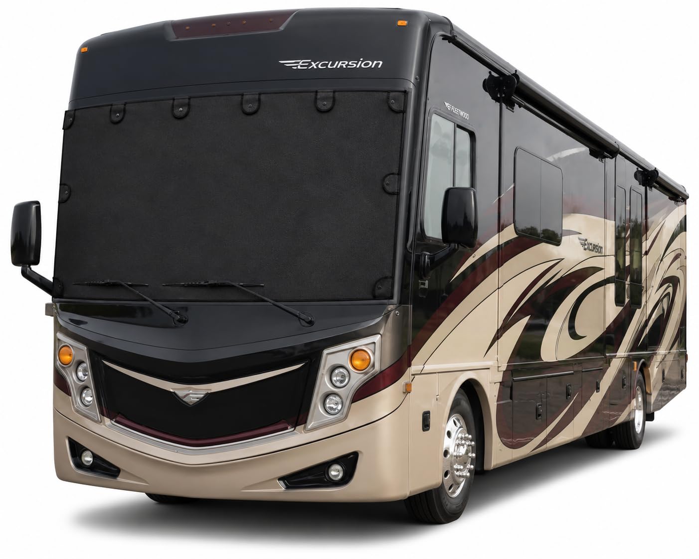 Magnetic RV Windshield Sun Shade for Heat Reduction