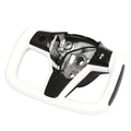 Carbon Steering Wheel Cover & Tray for Tesla 2017–2021