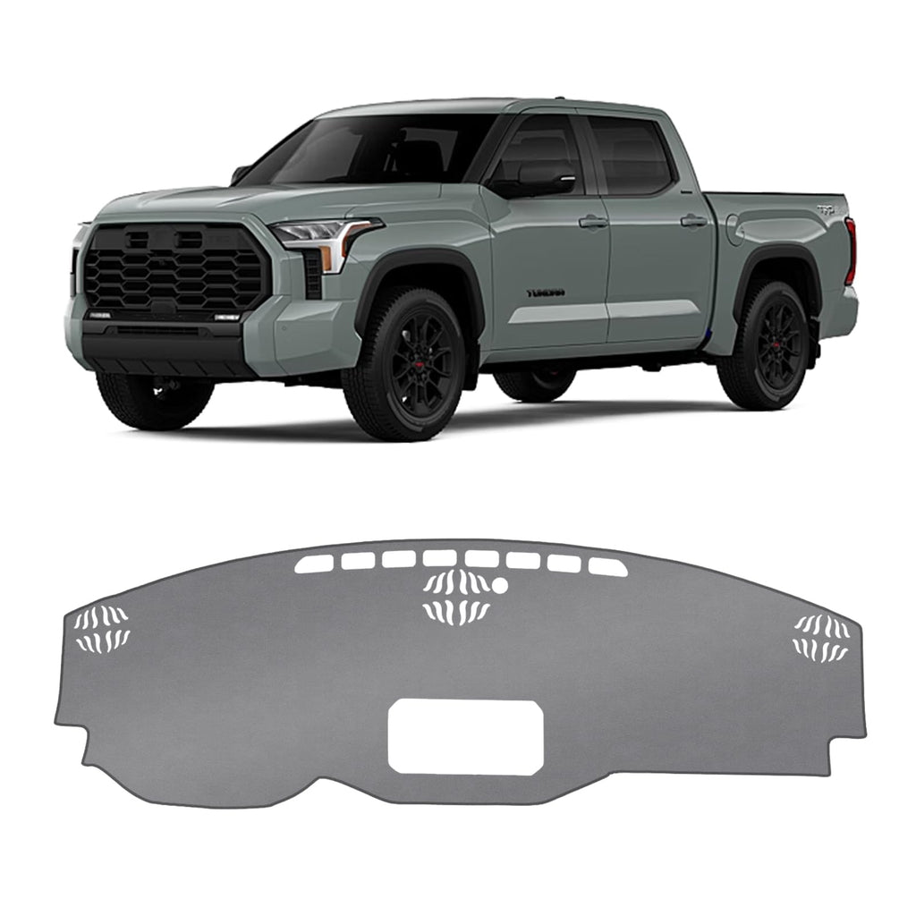 Gray & Black Non-Slip Dashboard Cover for Left-Hand Drive