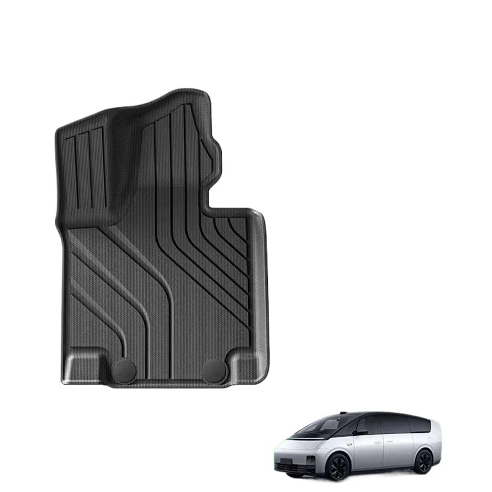 Black TPE Waterproof Floor Mats for Lixiang MEGA 2024