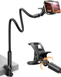 Flexible Gooseneck Phone Holder with Clamp Mount