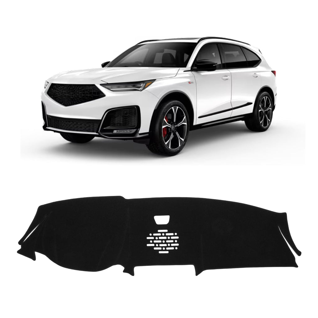Gray & Black Non-Slip Dashboard Cover for Left-Hand Drive