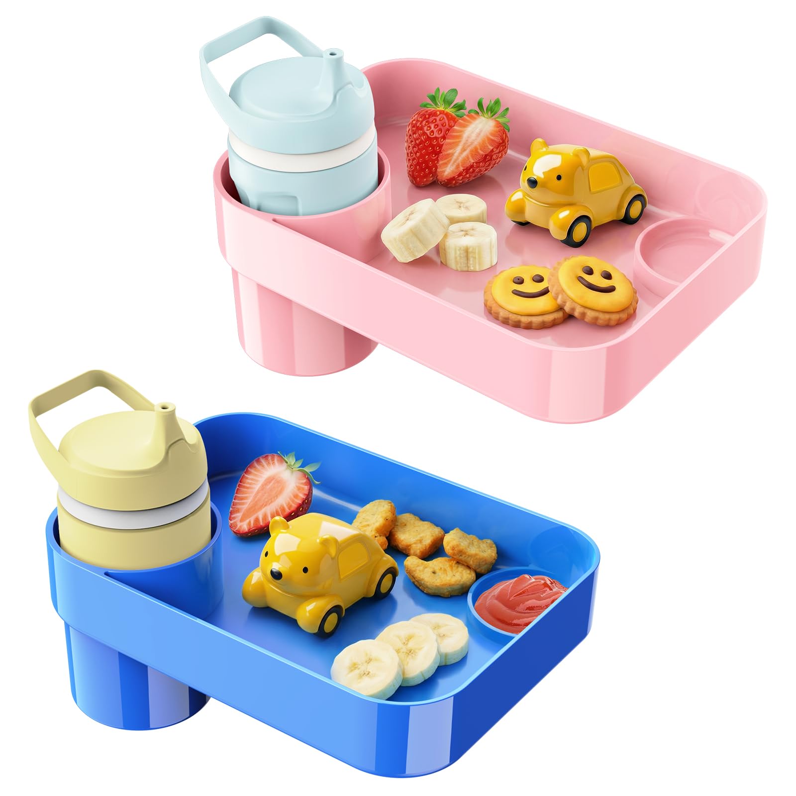 Universal Toddler Car Seat Snack Tray for Road Trips