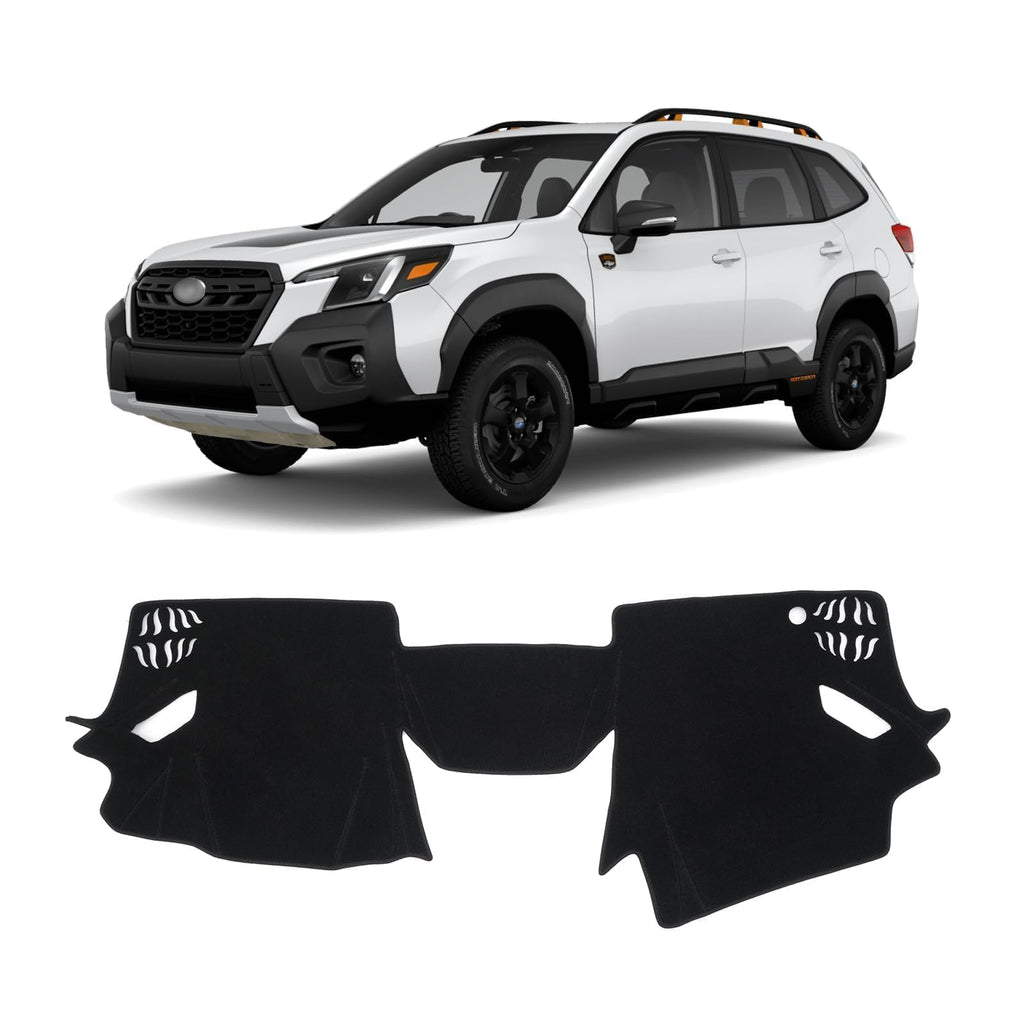 Gray & Black Non-Slip Dashboard Cover for Left-Hand Drive