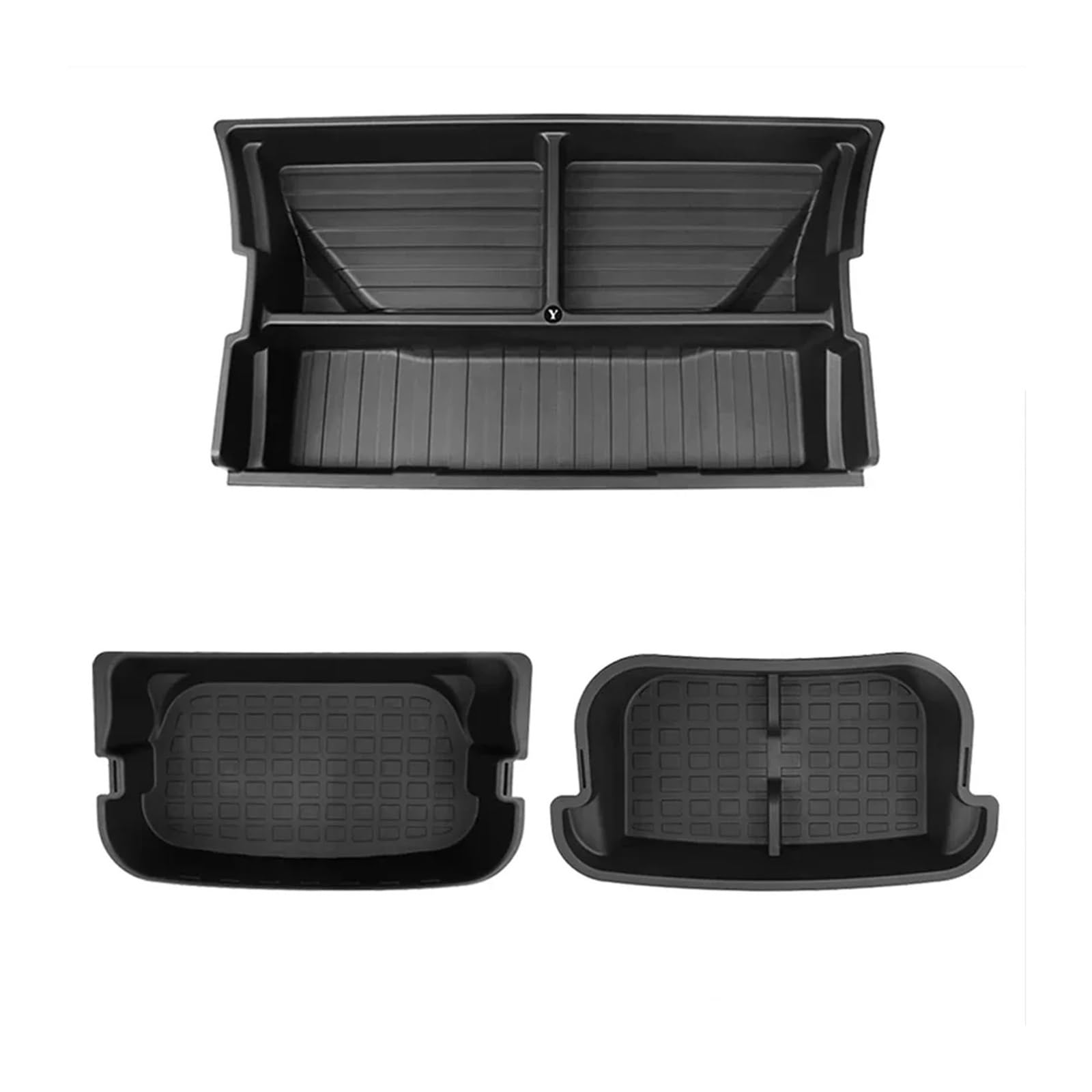 Rear Trunk Storage Organizer Bins for Tesla Model Y 2020–2024