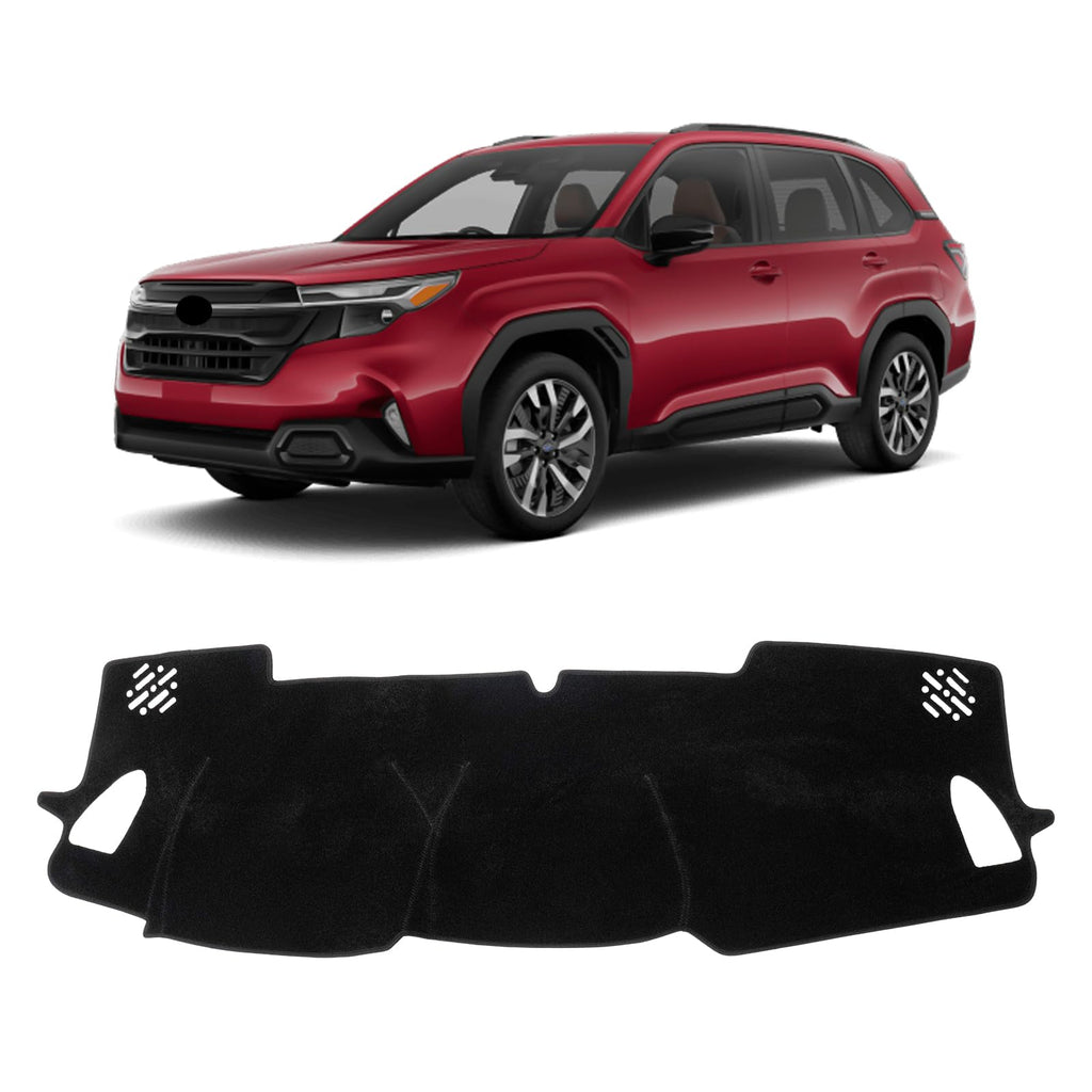 Gray & Black Non-Slip Dashboard Cover for Left-Hand Drive