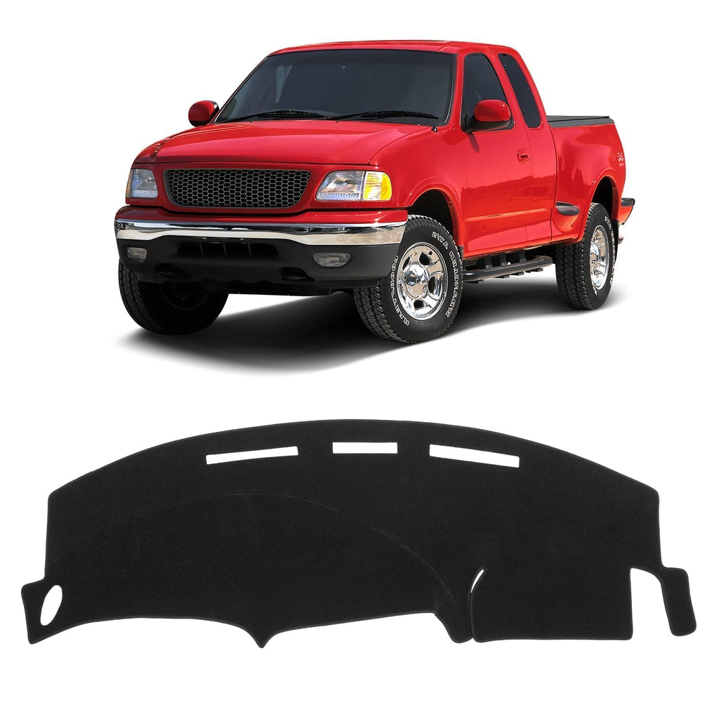 Gray & Black Non-Slip Dashboard Cover for Left-Hand Drive
