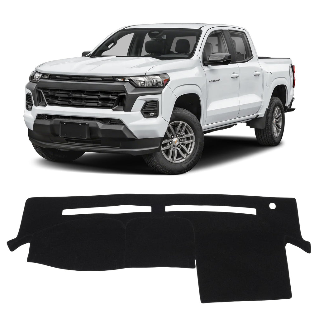 Gray & Black Non-Slip Dashboard Cover for Left-Hand Drive
