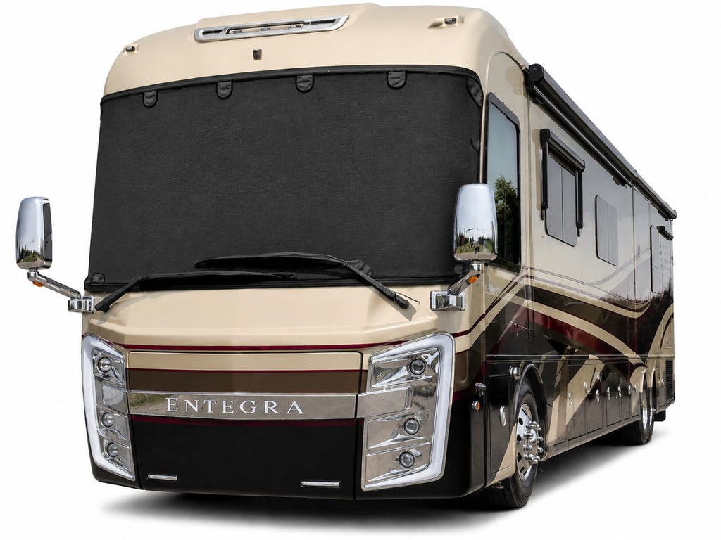 Magnetic RV Windshield Sun Shade for Heat Reduction