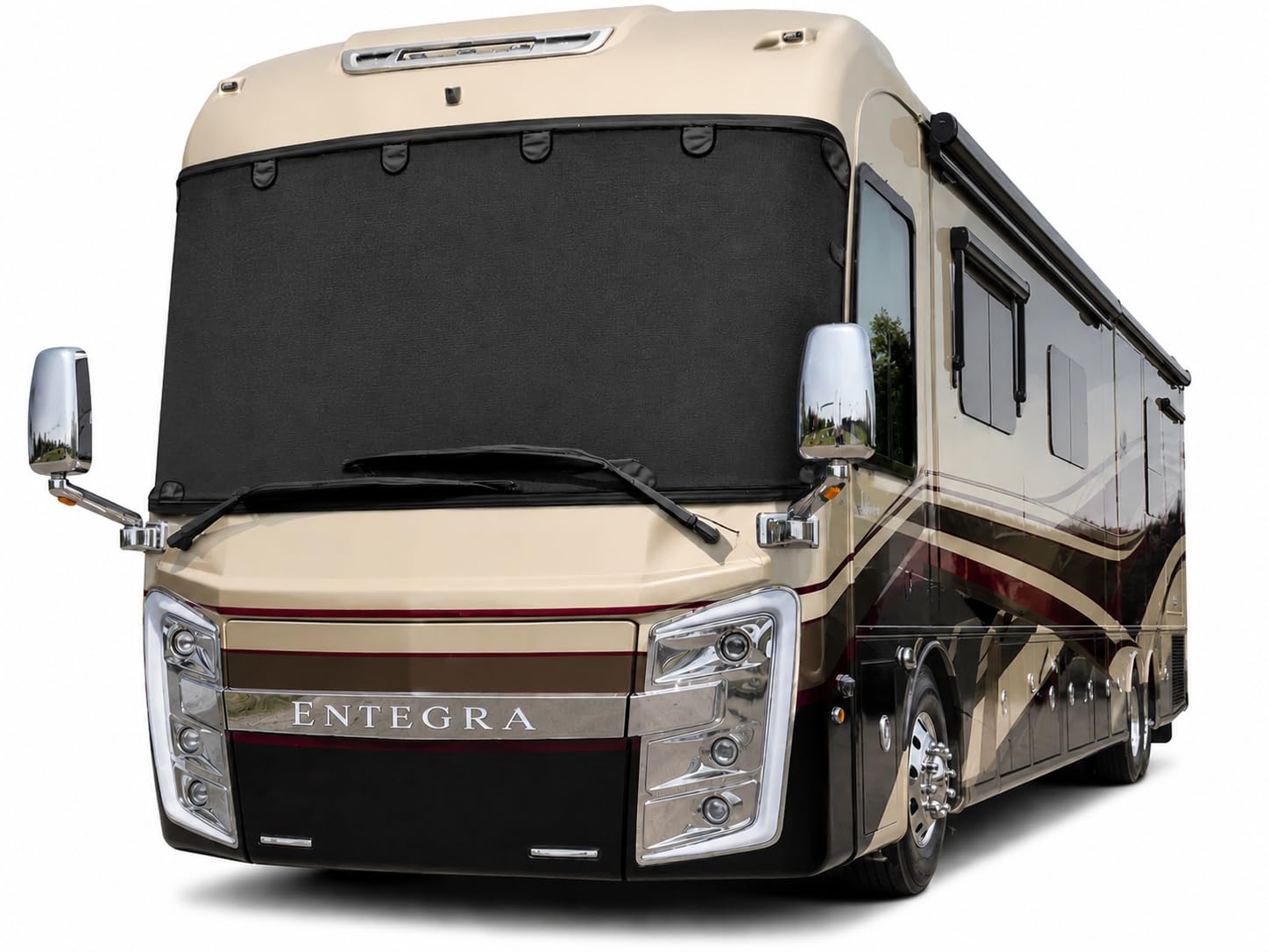 Magnetic RV Windshield Sun Shade for Heat Reduction
