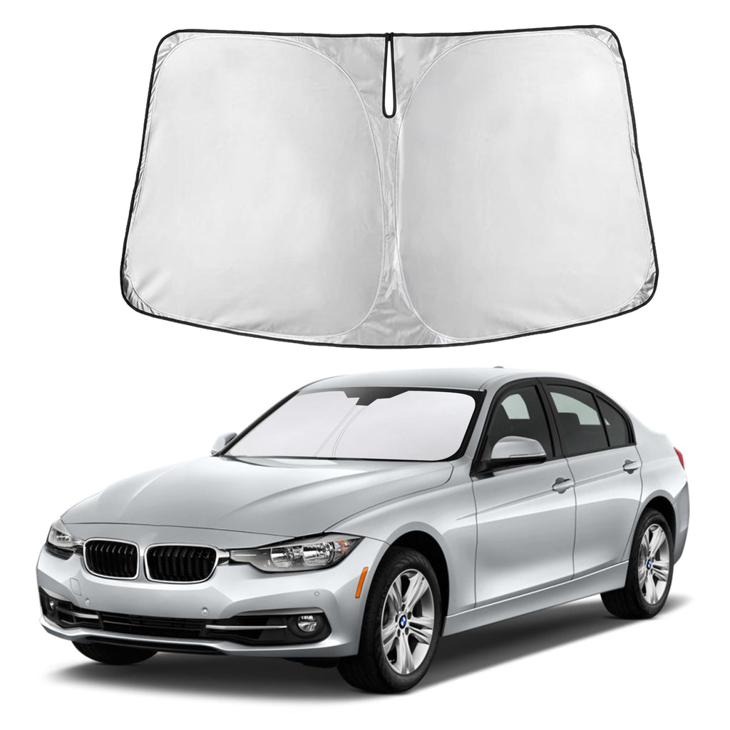 Front Windshield Sun Shade & Car Window Sun Visor