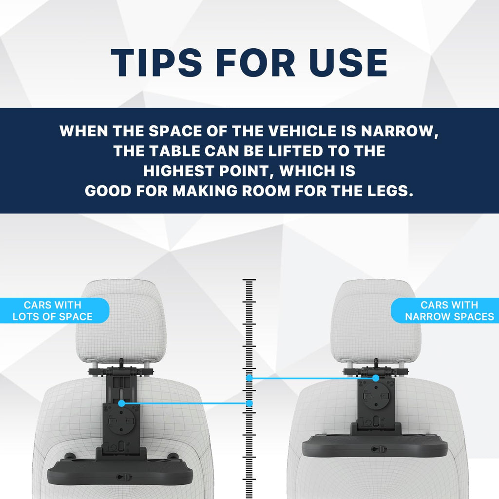Foldable Steering Wheel & Backseat Car Travel Tray