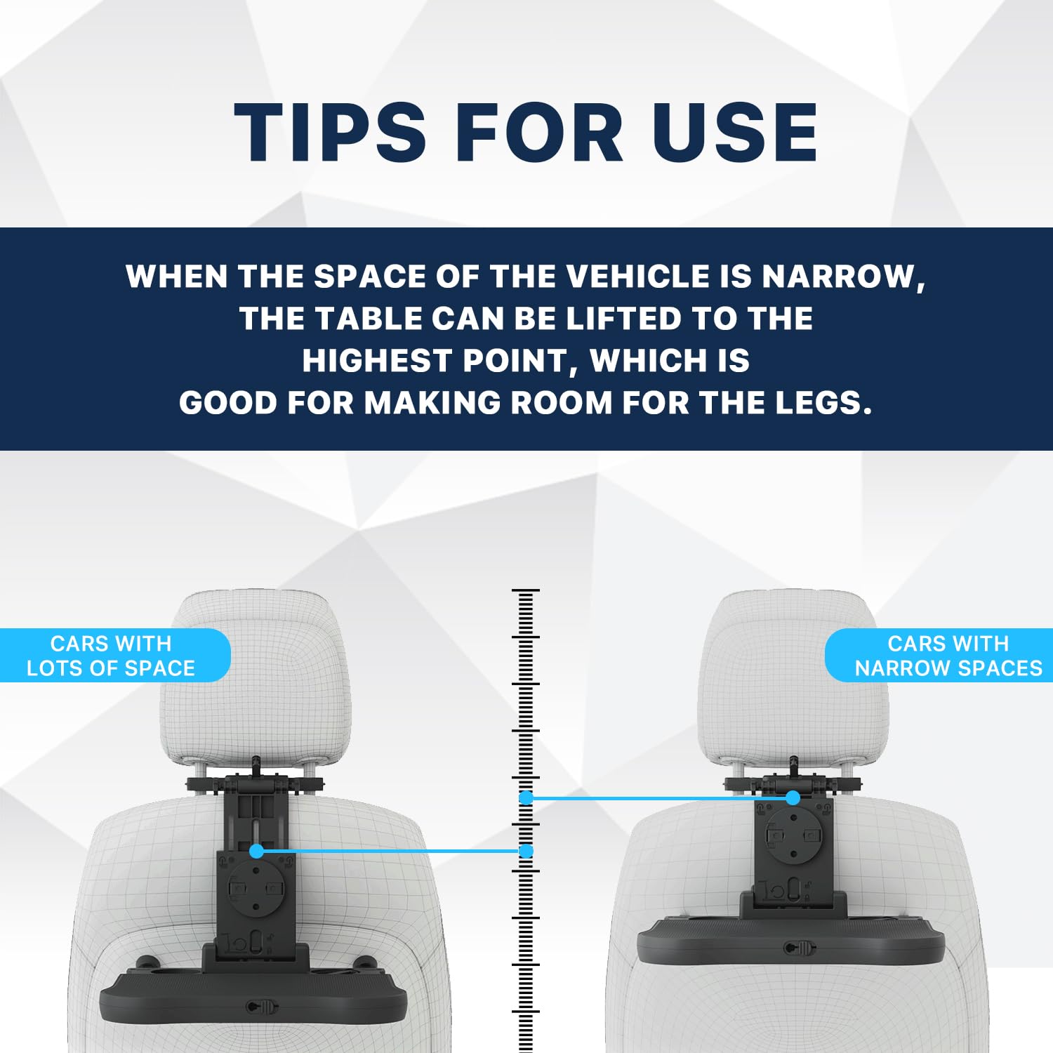 Foldable Steering Wheel & Backseat Car Travel Tray