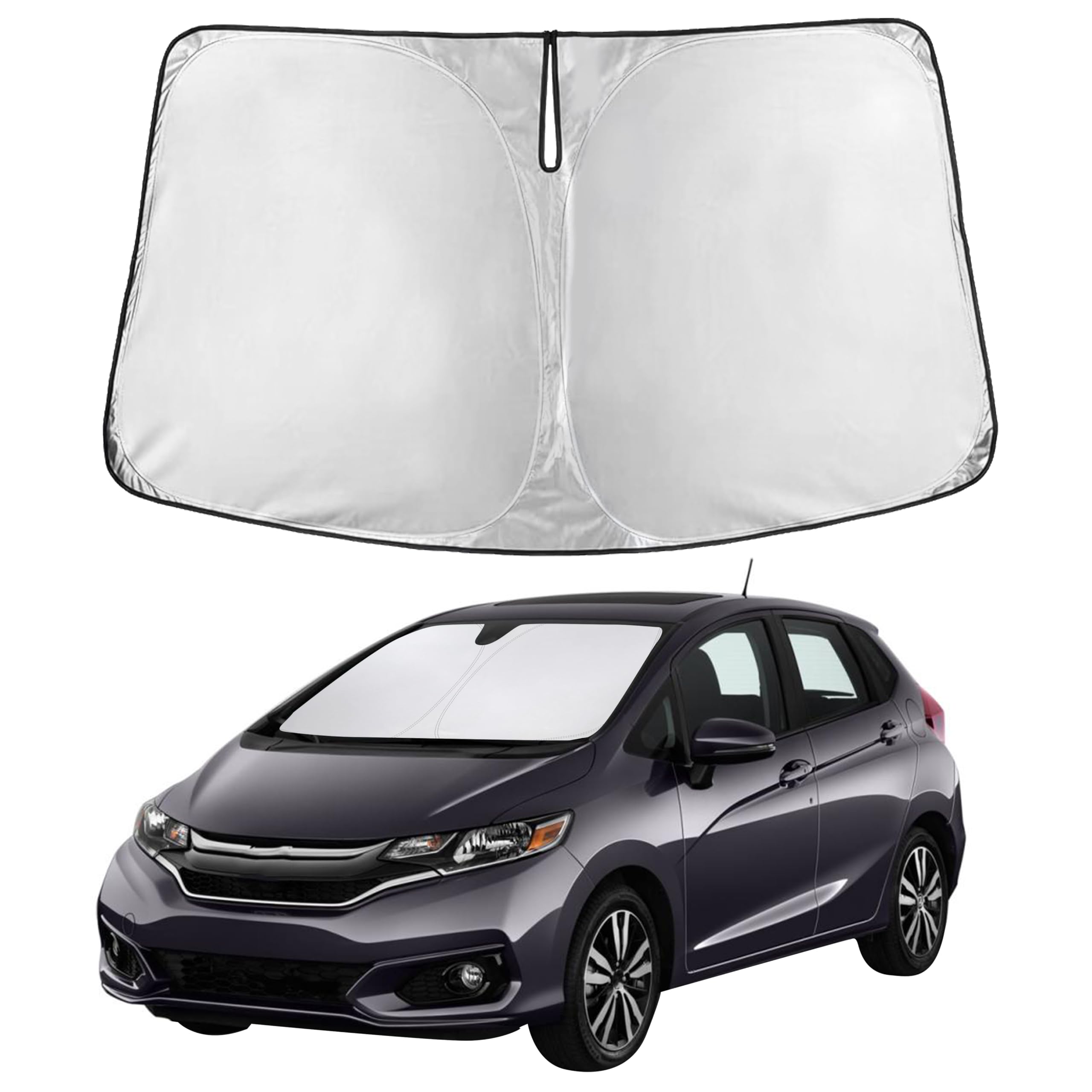 Front Windshield Sun Shade & Car Window Sun Visor