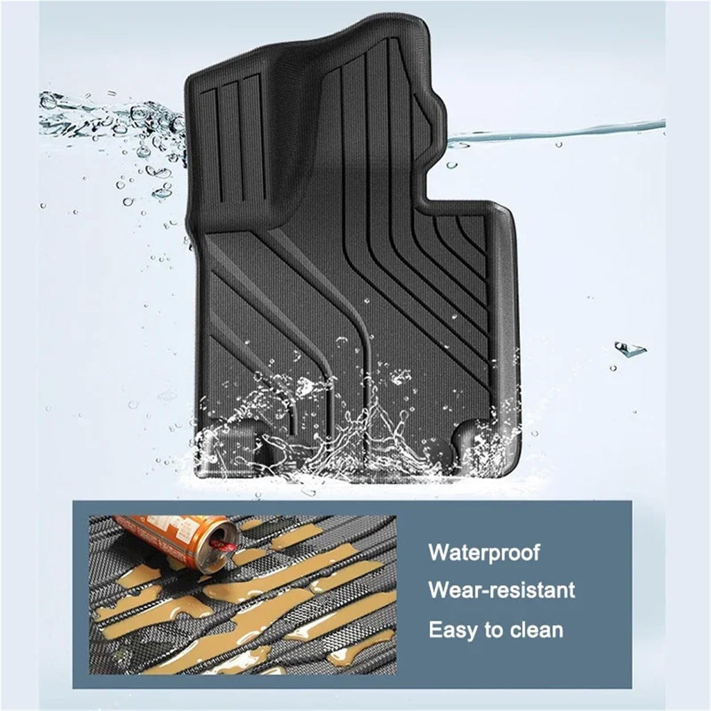 Black TPE Waterproof Floor Mats for Lixiang MEGA 2024